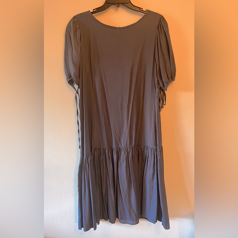 Gently worn. Purple dress with drop waist